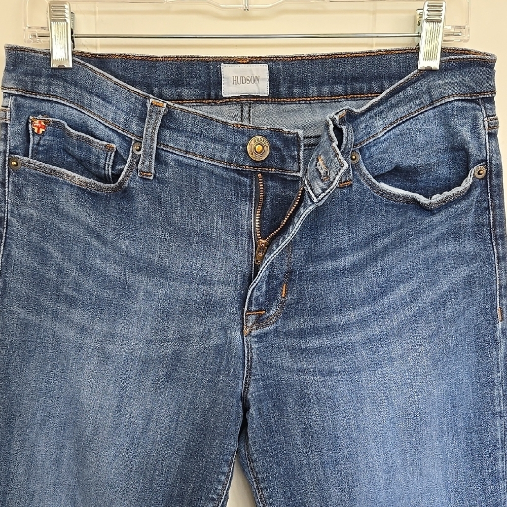 Hudson Krista Super Skinny Low Rise Jeans, Size 31, Light Wash, Casual, Classic - Picture 6 of 14
